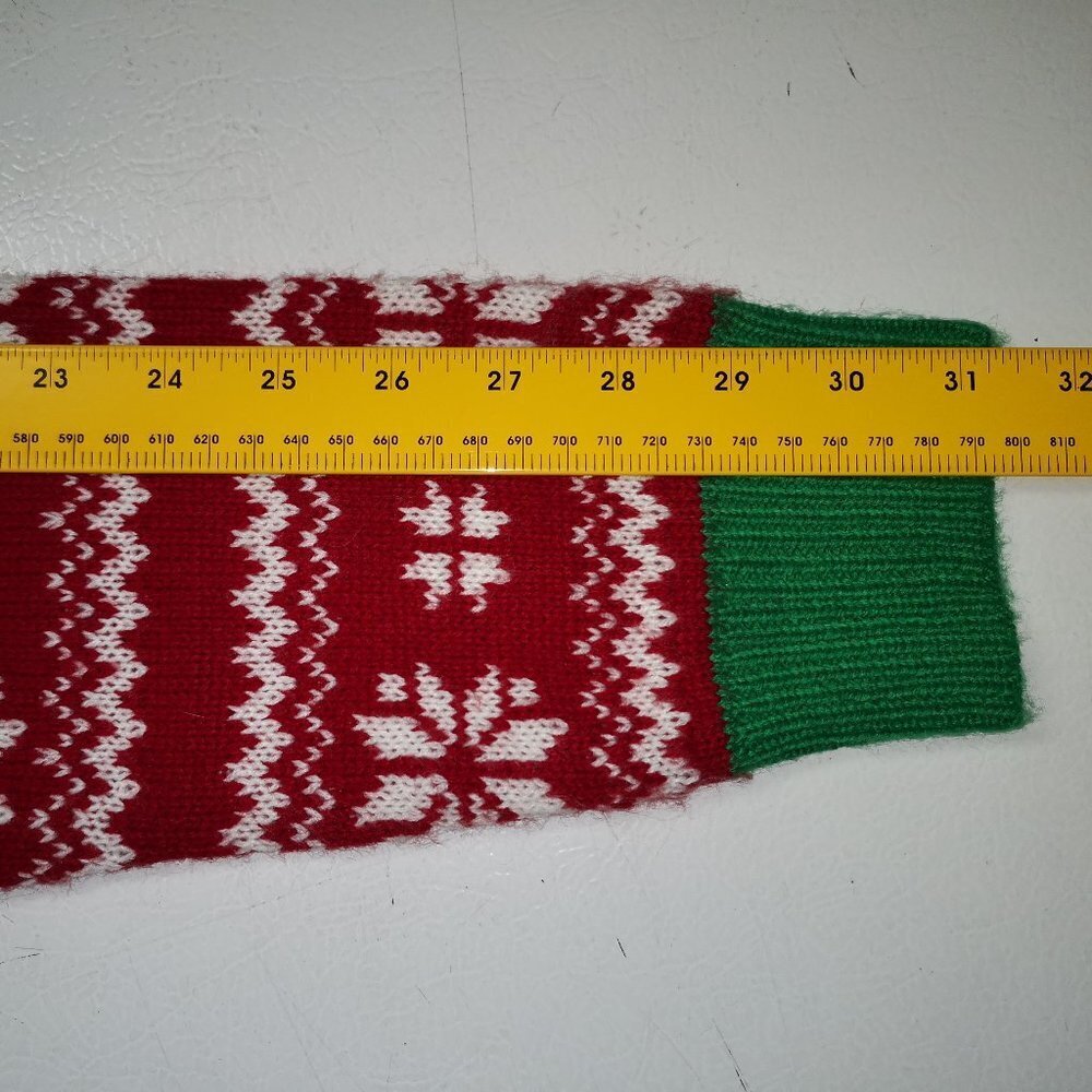 Happy Holidays Ladies Size large Straight Loose Fit Christmas Sweater - Picture 9 of 11